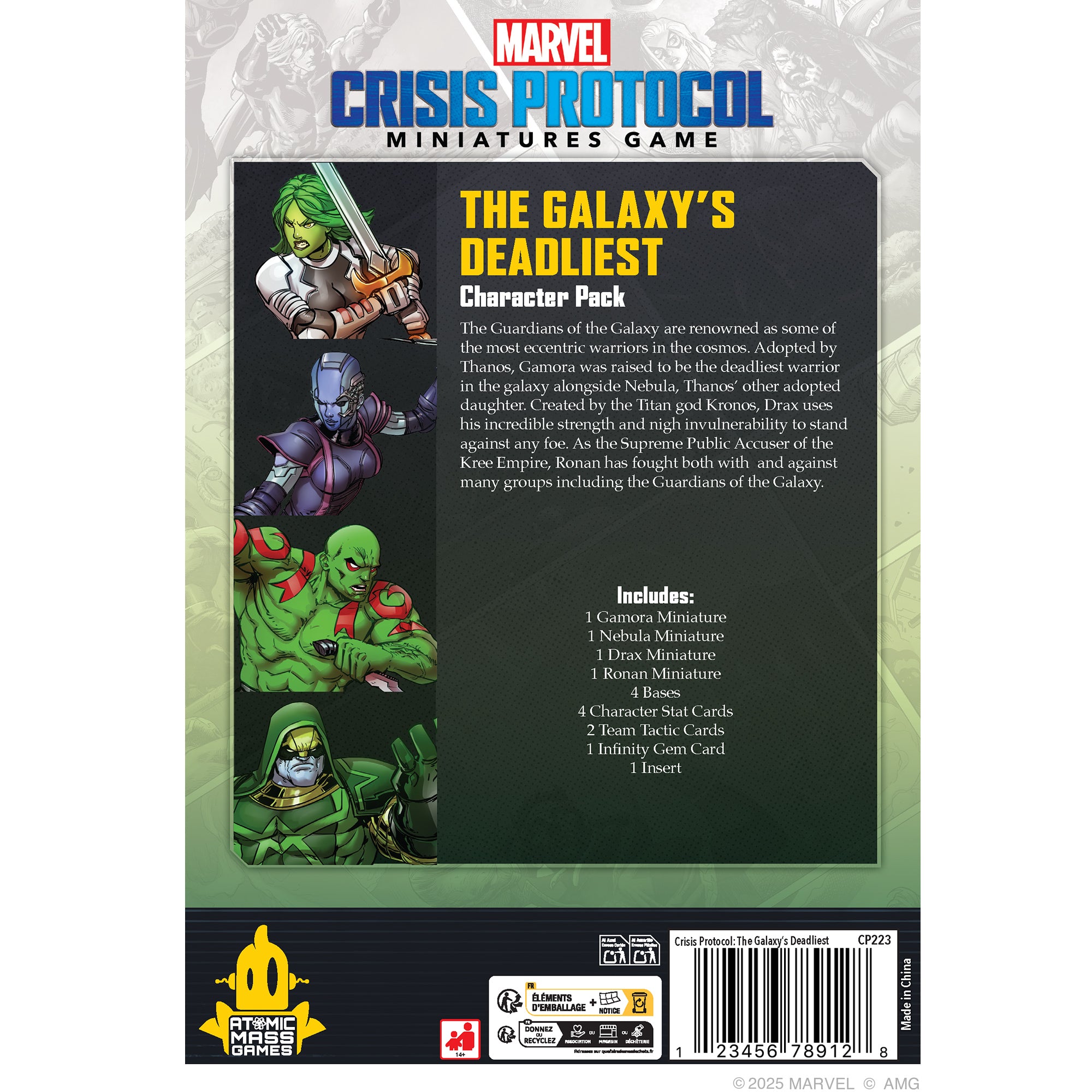 Marvel Crisis Protocol : Guardians of the Galaxy Affiliation Pack 2